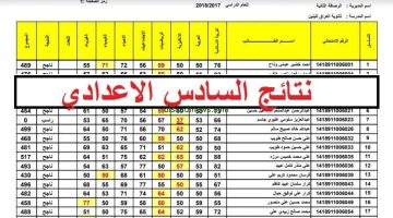 رابط نتائج السادس الاعدادي 2024 الدور الثالث